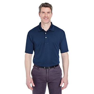Ultraclub Mens Cool & Dry Stain-Release Performance Polo 8445 -Navy M