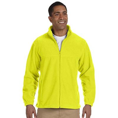 Harriton Mens Full-Zip Fleece (M990) -SAFETY YEL -S