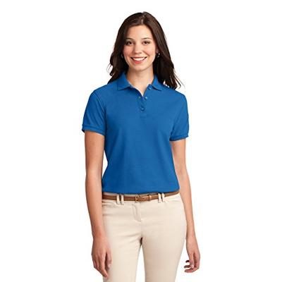 Port Authority Women's Silk Touch Polo 4XL Strong Blue