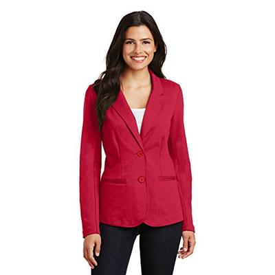 Port Authority Women's Knit Blazer LM2000 Rich Red Medium