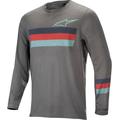 Alpinestars Alps 6.0 LS Bicycle Jersey, grey-red, Size S