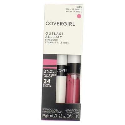 CoverGirl Outlast All Day Lipcolor, Mauve Muse [585] 1 ea (Pack of 3)