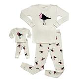 Leveret Bird Matching Doll & Girl 2 Piece Pajama Set 100% Cotton 6 Years screenshot. Sleepwear directory of Clothes.
