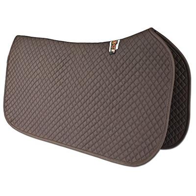 ECP Western All Purpose Diamond Quilted Cotton Saddle Pad Color Brown