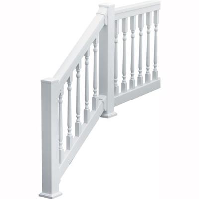Fypon 740636CLDS QuickRail Stair Kit with Colonial Spindles and 3 1/8" Spacing, 36" x 78", White