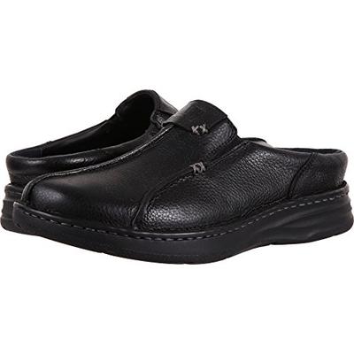 Drew Shoe Men's Drew Lightweight Fashion Clogs, Black, Leather, 10.5 W