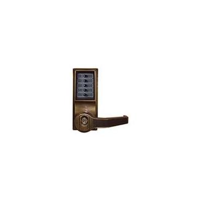 Simplex LR1021B-05-41 Pushbutton Lock, Antique Brass Finish