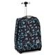 Invicta Trolley Primerose, 35 Lt, Schwarz, 2in1 Rucksack mit Rollen und Schultrolley durch Anheben der Schultergurte, Schule & Reise