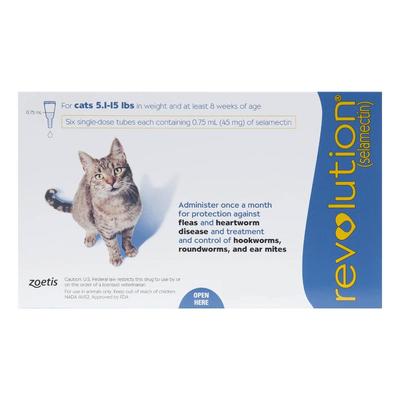 Revolution For Cats 5 -15lbs (Blue) 6 Doses