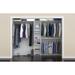 ClosetMaid SuiteSymphony 72" W - 108" W Closet System Kit w/ Top Shelves Manufactured Wood in White | 82.46 H x 14.7 D in | Wayfair