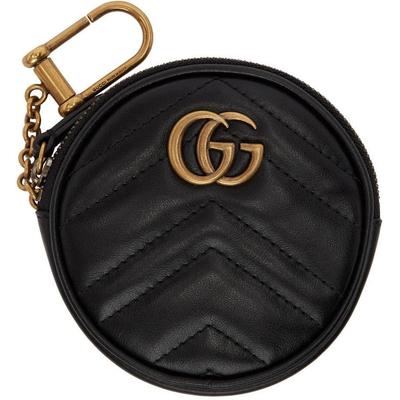 GG Marmont Coin Purse - Black - Gucci Wallets