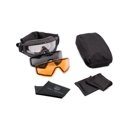 Revision Snowhawk Goggle System Deluxe Kit Black Frame - 4-0101-0007