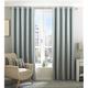 Riva Home Eclipse Blackout Eyelet Curtains, Polyester, Duck Egg Blue, 66" x 54" (168 x 137cm)