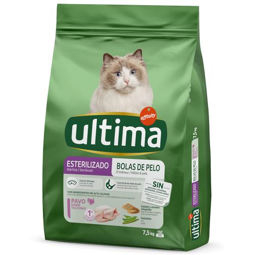 7.5kg Cat Sterilized Hairball Affinity Ultima Trockenfutter für Katzen