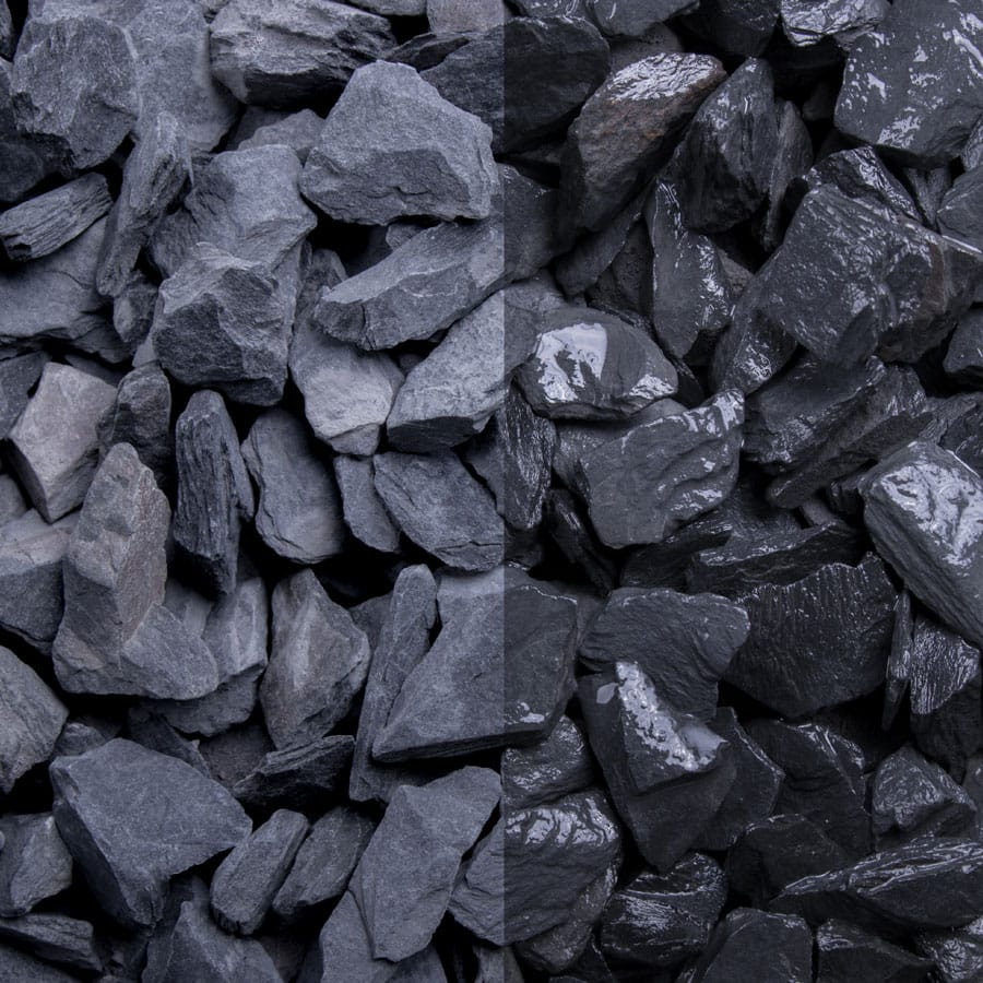 Bruchsteine Canadian Slate Schwarz, 20 kg (Sack), 10-20 mm Image