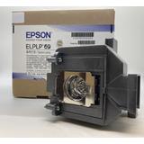 Original Epson UHE Lamp & Housing for the Epson Powerlite Pro Cinema 4030 Projector - 240 Day Warranty