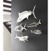 Phillips Collection Animals Permit Fish Wall Décor in Gray | 18 H x 30 W x 5 D in | Wayfair PH66836