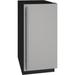 U-Line Nugget Reversible Hinge 15" 90 lb. Daily Production Built-In Ice Maker, Stainless Steel in Gray | 32 H x 14.937 W x 22.687 D in | Wayfair