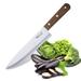 New England Cutlery Premium High Carbon Stainless Steel Hollow Edge Paring Knife Wood/High Carbon Stainless Steel in Black/Brown/Gray | Wayfair