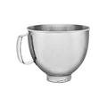 KitchenAid 5KSM5SSBHM EDELSTAHLSCHÜSSEL 4,8 L – GEHÄMMERT, Edelstahl, 4.8 liters, Silber