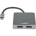 Rocstor USB Type-C to Dual DisplayPort Display Adapter Cable Y10A201-A1