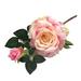 House of Hampton® Artificial Open Rose Stem Silk in Orange/Pink | 17 H x 6 W x 6 D in | Wayfair FFF2DFC8D4564E50898261AD527C2B82
