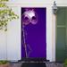 The Holiday Aisle® Mardi Gras Mask Door Mural Metal in Indigo | 80 H x 32 W in | Wayfair 07677E53EE4D454D9DD0D70C9B0FBAA0