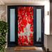 The Holiday Aisle® Fall Leaves Door Mural Metal in Red | 80 H x 32 W in | Wayfair EC3EA1AF4C034C9CAB5CC66EC704E2BA