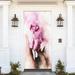 The Holiday Aisle® Door Flower Door Mural Metal in Pink | 80 H x 32 W in | Wayfair 68338035F0574F5B8B1DB1F0D2CC9BB3
