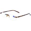 I NEED YOU LIGHT, G67100, havanna, Randlose Brille aus Kunststoff mit Etui, havanna, 1.5 Dioptrien