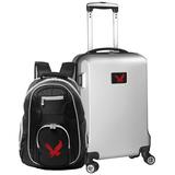 Eastern Washington Eagles Deluxe 2-Piece Backpack and Carry-On Set - Silver