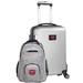 Missouri State University Bears Deluxe 2-Piece Backpack and Carry-On Set - Silver