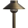 Stepped Dome 15" High Centennial Brass 2700K LED Path Light