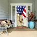 The Holiday Aisle® American Flag w/ Army Boots Door Mural Metal in White | 80 H x 32 W in | Wayfair 76CF4B808730450192623C852B6F3876