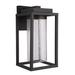 Longshore Tides Chappell LED Outdoor Wall Lantern Metal in Black | 15 H x 7 W x 9 D in | Wayfair 28BAD15C042B4B1CBEC8B61D100AE82D