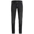 Jack and Jones Mens Liam Denim Plus Size Black Skinny Fit Jeans Waist 40W / 32L