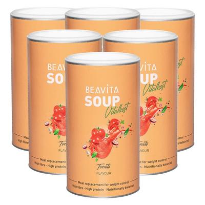6 x Beavita Vitalkost Plus, Tomatensuppe 6x540 g Pulver Image