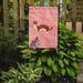 Caroline's Treasures Weasel 2-Sided Polyester 15 x 11 in. Garden Flag in Pink | 15 H x 11 W in | Wayfair BB7870GF