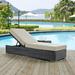 Brayden Studio® Keiran Outdoor Patio Sunbrella Chaise Lounge in Gray | 42.5 H x 30 W x 83.5 D in | Wayfair 5EF67B0A67154E5FB4FB1D58242B6DF6