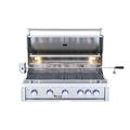 Heat by Cambridge 5-Burner Built-In Convertible Gas Grill Stainless Steel in Gray | 21 H x 40.38 W x 25.63 D in | Wayfair HTGR40-5-LP-2-KIT