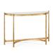 Luxe 48.25" Console Table Glass in Yellow Jonathan Charles Fine Furniture | 33.5 H x 48.25 W x 14 D in | Wayfair 494149-G