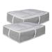 Rebrilliant Salinas 2 Piece Plastic Underbed Storage Set Plastic in Gray | 12 H x 18 W x 24 D in | Wayfair 903F9B50FFB346D08BA3F6038B73773C