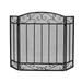 Home Loft Concepts Clay Iron Fireplace Screen Iron in Gray/Black | 31.75 H x 41.5 W x 1.25 D in | Wayfair 78B163E81AB94AF5B3C3C31BA18347BD