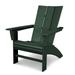 POLYWOOD® Modern Curveback Adirondack Chair in Green | 39.13 H x 31.25 W x 33.5 D in | Wayfair AD620GR