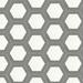 Tesselle Honeycomb 8" x 9" Cement Patterned/Concrete Look Wall & Floor Tile Cement in Gray, Size 9.0 H x 8.0 W in | Wayfair 91047
