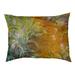 Tucker Murphy Pet™ Carlucci Path Through the Irises Dog Pillow Polyester/Fleece in Green/Pink | 2.5 H x 29.5 W x 19.5 D in | Wayfair