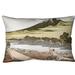 East Urban Home Katsushika Hokusai Shore of Tago Bay Lumbar Pillow Cover Linen in Yellow | 14 H x 20 W x 1 D in | Wayfair