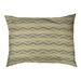 Tucker Murphy Pet™ Chelan Wavy Chevrons Indoor Dog Pillow Metal in Yellow | 6.5 H x 40 W x 6.5 D in | Wayfair 1967C0EFCBE34992B7711EF06778503E