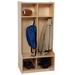 Wood Designs Contender 3 - Tier 2 - Section 19" Wide Cubby Locker Wood in Brown | 46.75 H x 19 W x 14 D in | Wayfair C52400F