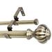 Darby Home Co Braddy Door Knob Double Curtain Rod Metal in Yellow | 1 H x 84 W x 1 D in | Wayfair 4F115986CB2F4E7F98251AB1F63275D0